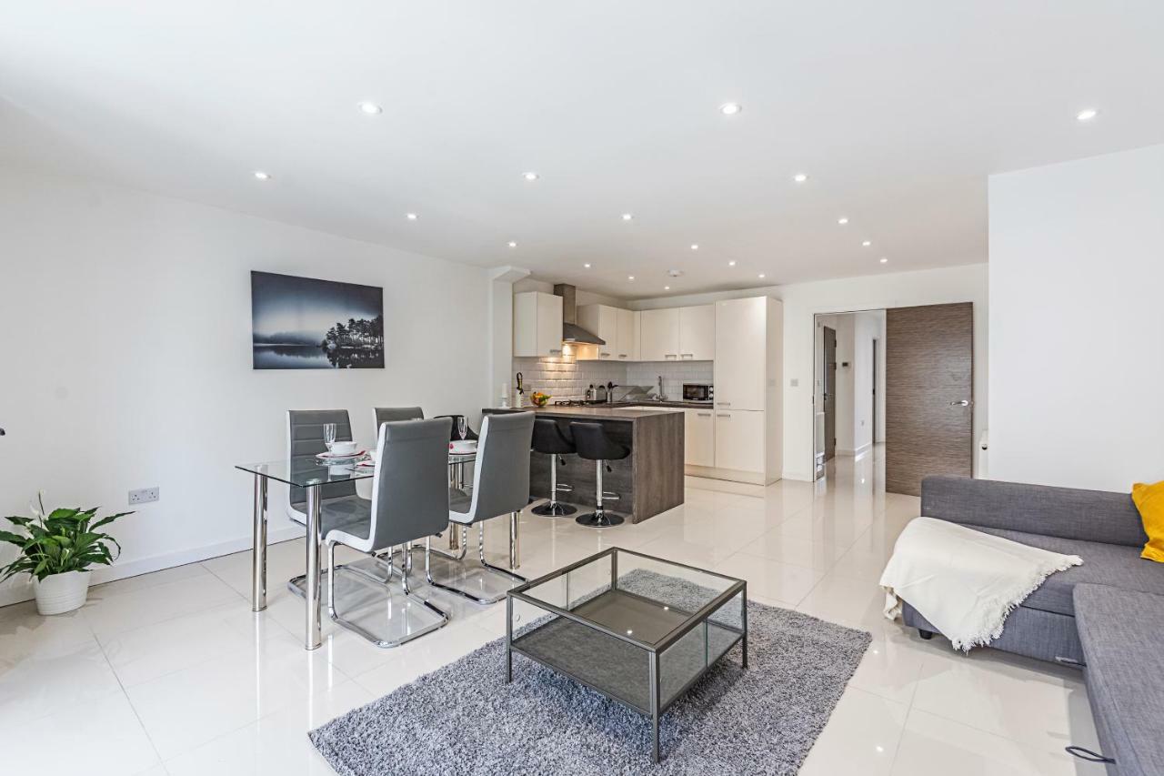 Modern Apartment Canary Wharf London Kültér fotó