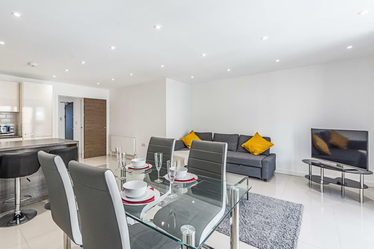 Modern Apartment Canary Wharf London Kültér fotó